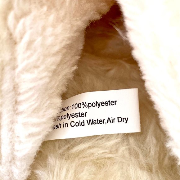 Spa Sister Pink Cable Knit and Faux Fur Slippers - Picture 5 of 6